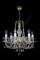 Luster krištáľový exclusiv 6 ramenný 2L10041CE6 49x46cm pozlátený reťaz