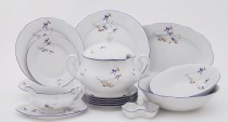 Porcelánová jedálenská súprava Mary Anne 807 husi 25d.