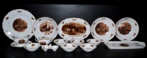 Prílohová súprava Ofelie 15 dielna, poľovnícky porcelán 788