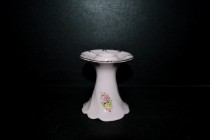 Svietnik Felicie 06, ružový porcelán 11cm.
