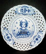 Výročnej tanier 2020 cibulák, závesný 18 cm