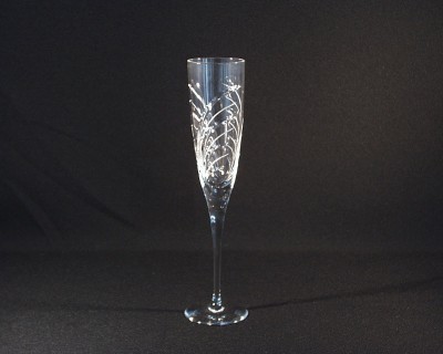 Poháre brúsené krištáľ šampaň flauta 185 ml. 10259/11008/185 6ks.