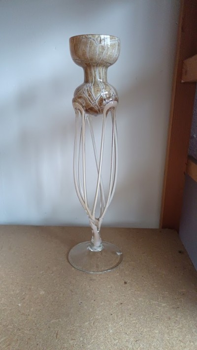 Svietnik mramor 42 cm