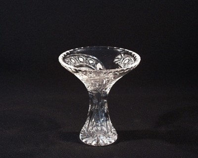 Váza krištáľová brúsená Tanečnice 80080/35003/155 15,5 cm, dekor páv